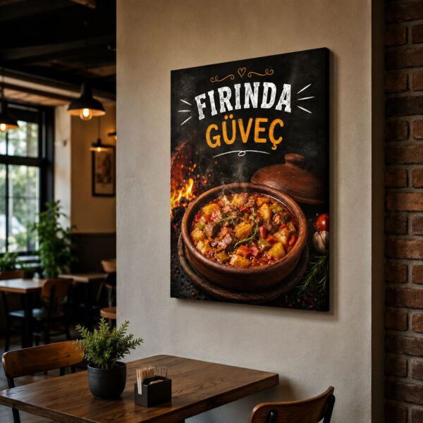 Fırında Güveç Kanvas Tablo - VOOV9051