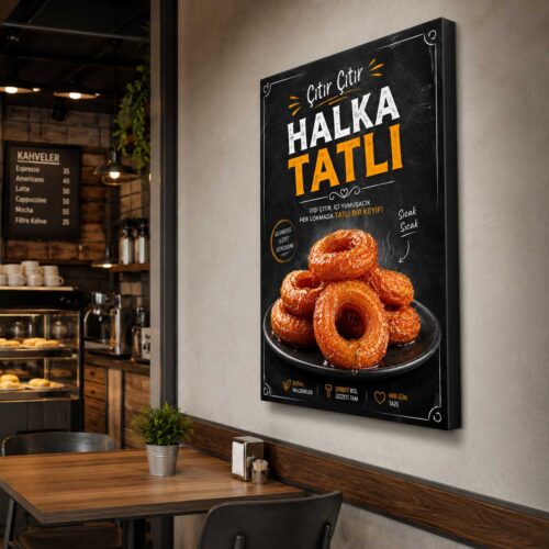 Halka Tatlı Kanvas Tablo - VOOV9152