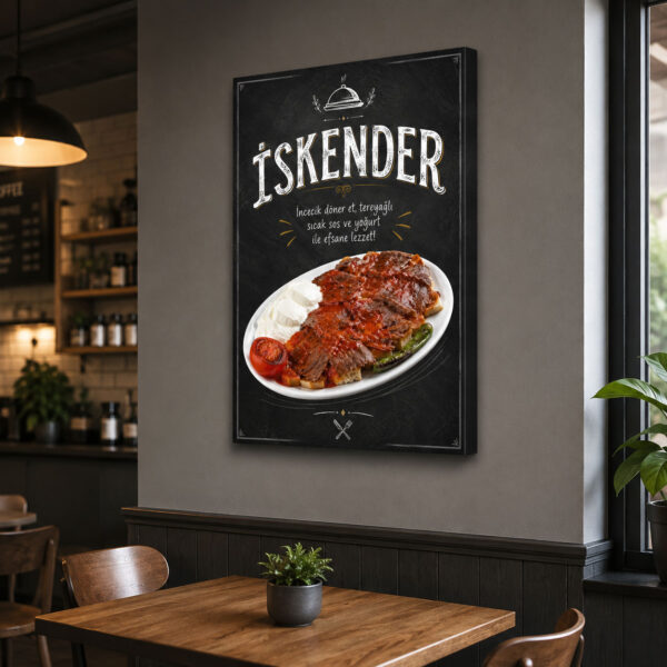 İskender Kanvas Tablo - VOOV9045