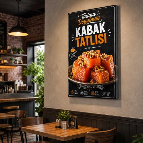 Kabak Tatlısı Kanvas Tablo - VOOV9161
