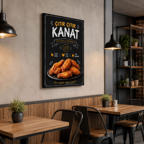 Çıtır Kanat Kanvas Tablo - VOOV9015