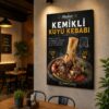 Kemikli Kuyu Kebabı Kanvas Tablo - VOOV9135