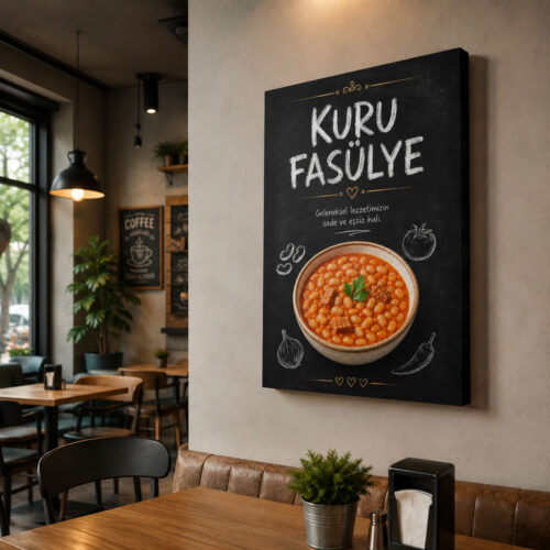 Kuru Fasülye Kanvas Tablo - VOOV9048