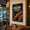 Küşleme Kebabı Kanvas Tablo - VOOV9136