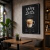 Caffe Latte Kanvas Tablo - VOOV9072
