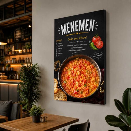 Menemen Kanvas Tablo - VOOV9109