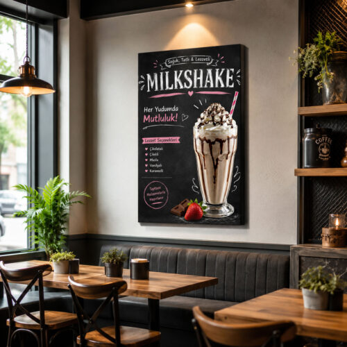 Milkshake Kanvas Tablo - VOOV9020