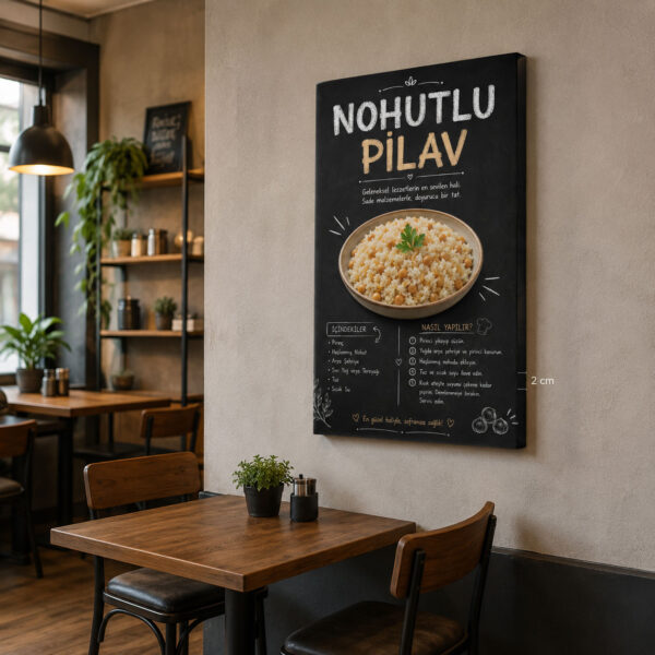 Nohutlu Pilav Kanvas Tablo - VOOV9049