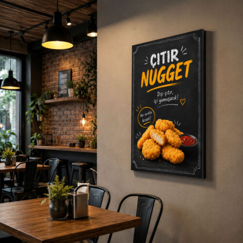 Çıtır Nugget Kanvas Tablo - VOOV9014