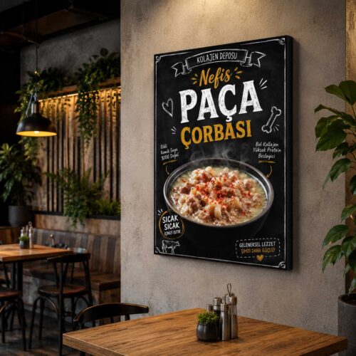 Paça Çorbası Kanvas Tablo - VOOV9148