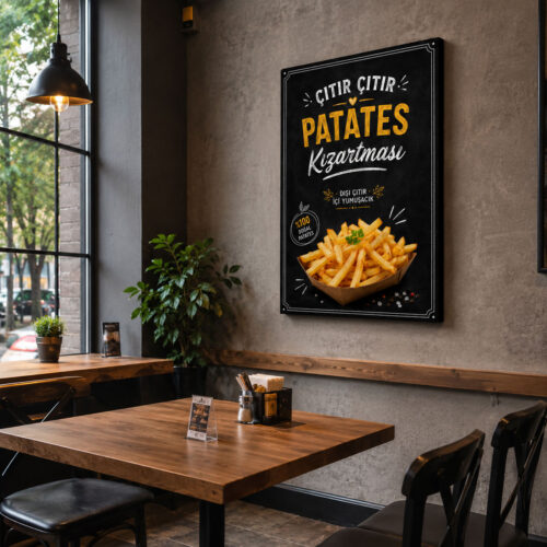 Patates Kızartması Kanvas Tablo - VOOV9005