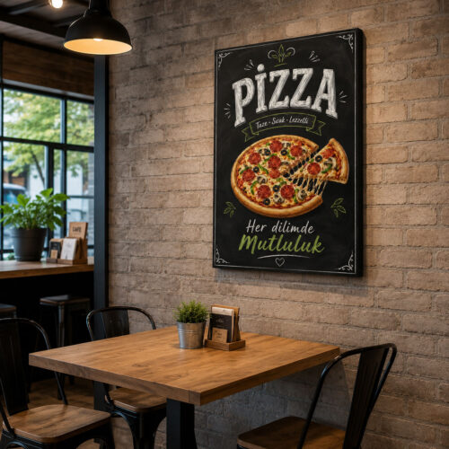 Pizza Kanvas Tablo - VOOV9006