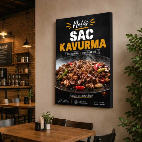Sac Kavurma Kanvas Tablo - VOOV9138