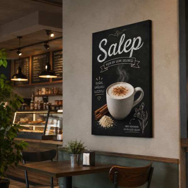 Salep Kanvas Tablo - VOOV9028