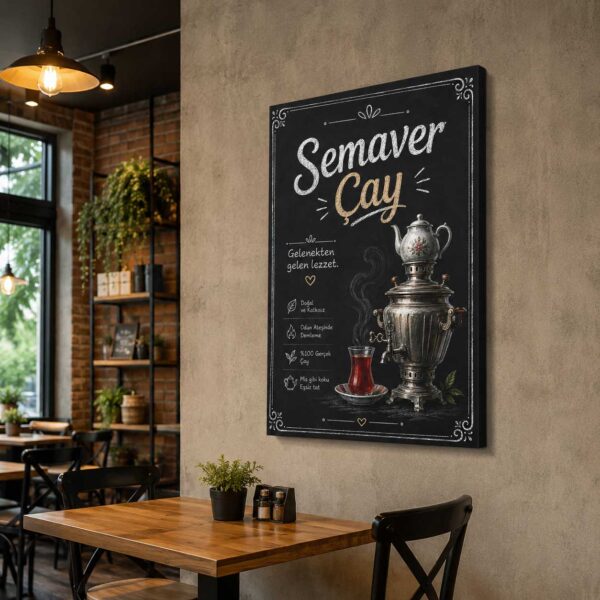 Semaver Çay Kanvas Tablo - VOOV9088