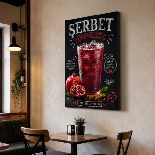 Şerbet Kanvas Tablo - VOOV9102