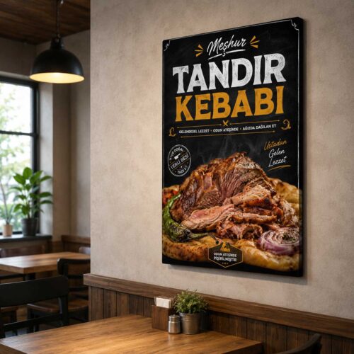 Tandır Kebabı Kanvas Tablo - VOOV9133