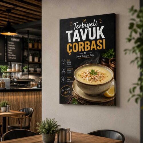 Tavuk Çorbası Kanvas Tablo - VOOV9146