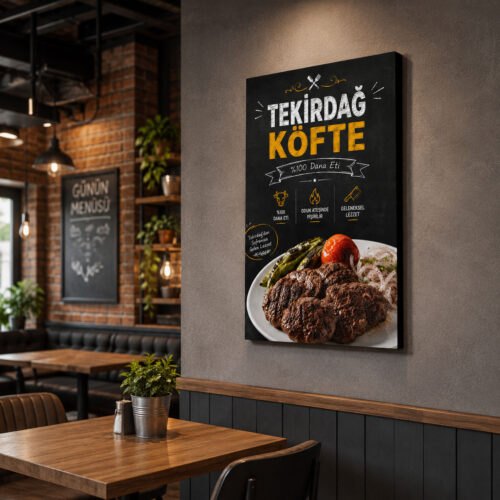 Tekirdağ Köfte Kanvas Tablo - VOOV9054
