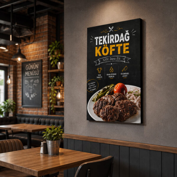 Tekirdağ Köfte Kanvas Tablo - VOOV9054