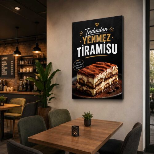 Tiramisu Kanvas Tablo - VOOV9163