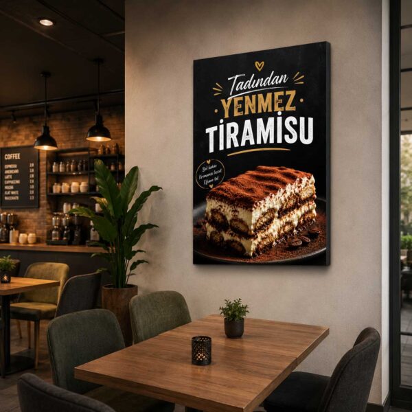 Tiramisu Kanvas Tablo - VOOV9163