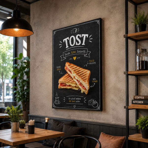 Tost Kanvas Tablo - VOOV9019
