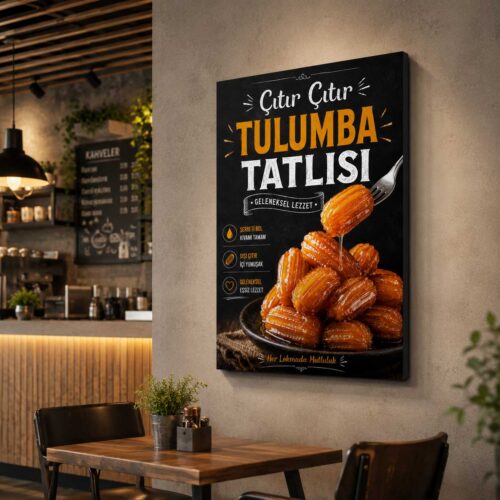 Tulumba Tatlısı Kanvas Tablo - VOOV9153
