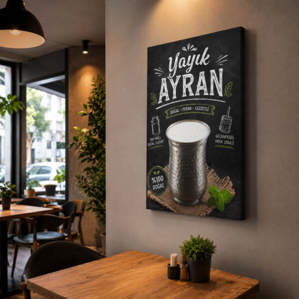 Yayık Ayran Kanvas Tablo - VOOV9037