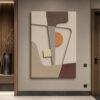 Modern Geometrik Dekoratif Kanvas Tablo - VOOV3390