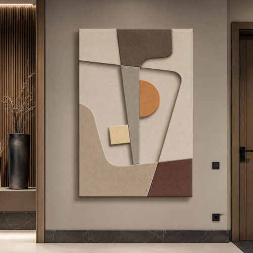 Modern Geometrik Dekoratif Kanvas Tablo - VOOV3390