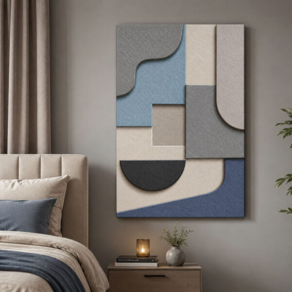 Modern Geometrik Dekoratif Kanvas Tablo - VOOV3391