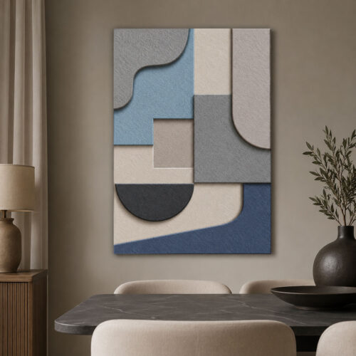 Modern Geometrik Dekoratif Kanvas Tablo - VOOV3391