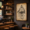 Coffee Time Dekoratif Kanvas Tablo - VOOV3391