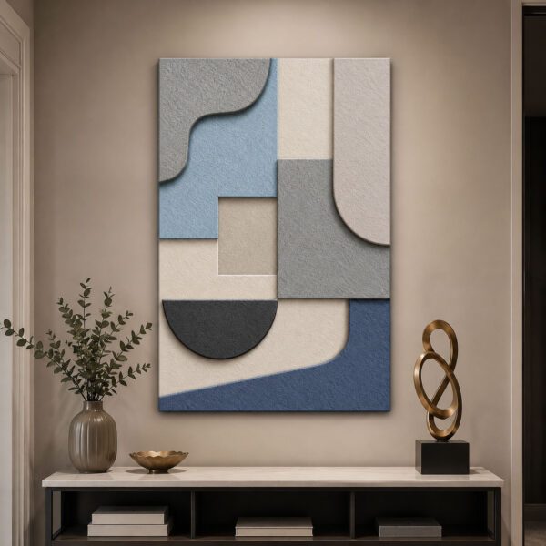 Modern Geometrik Dekoratif Kanvas Tablo - VOOV3391