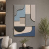 Modern Geometrik Dekoratif Kanvas Tablo - VOOV3391