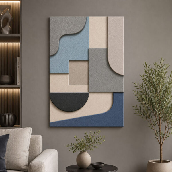 Modern Geometrik Dekoratif Kanvas Tablo - VOOV3391