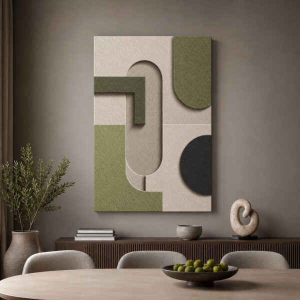 Modern Geometrik Dekoratif Kanvas Tablo - VOOV3392