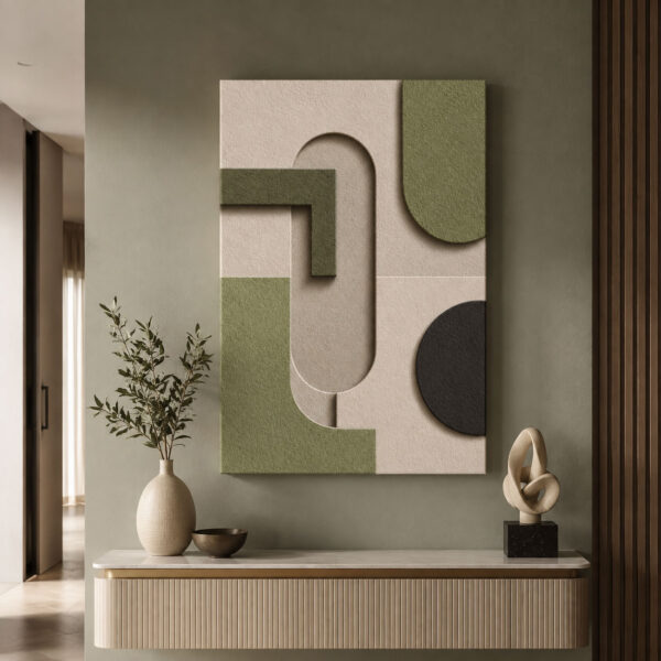 Modern Geometrik Dekoratif Kanvas Tablo - VOOV3392
