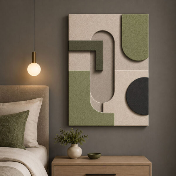 Modern Geometrik Dekoratif Kanvas Tablo - VOOV3392