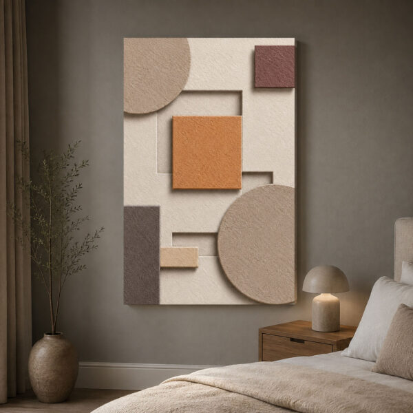 Modern Geometrik Dekoratif Kanvas Tablo - VOOV3393