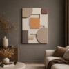 Modern Geometrik Dekoratif Kanvas Tablo - VOOV3393