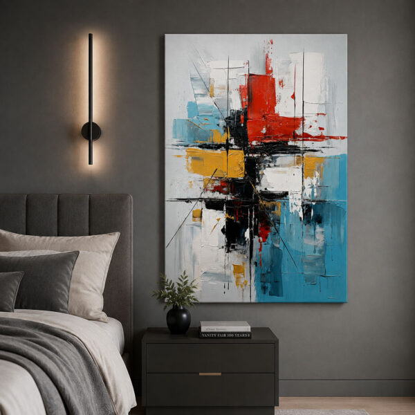 Modern Soyut Dekoratif Kanvas Tablo - VOOV3397