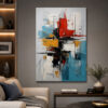 Modern Soyut Dekoratif Kanvas Tablo - VOOV3397
