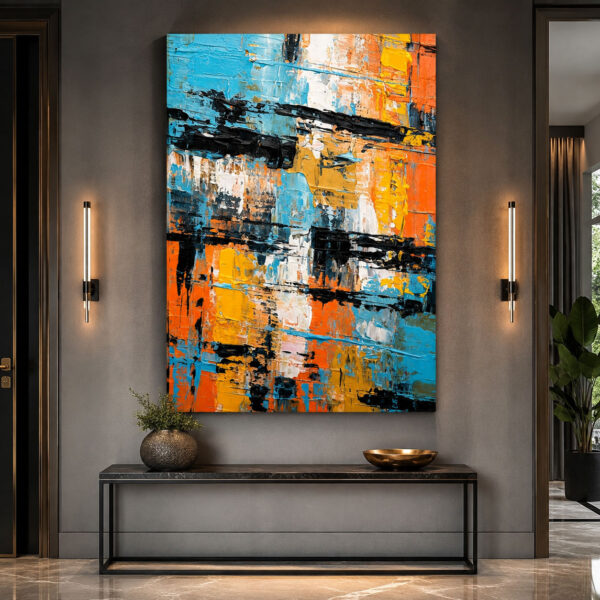 Modern Soyut Dekoratif Kanvas Tablo - VOOV3398