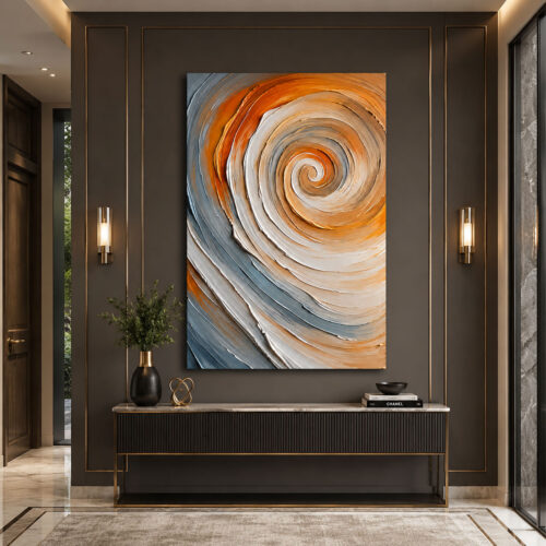 Modern Soyut Dekoratif Kanvas Tablo - VOOV3399