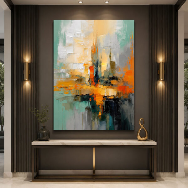 Modern Soyut Dekoratif Kanvas Tablo - VOOV3428