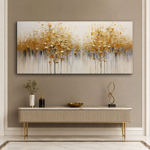 Dekoratif Soyut Kanvas Tablo - VOOV3459