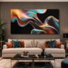 Aura Dekoratif Soyut Kanvas Tablo - VOOV3526