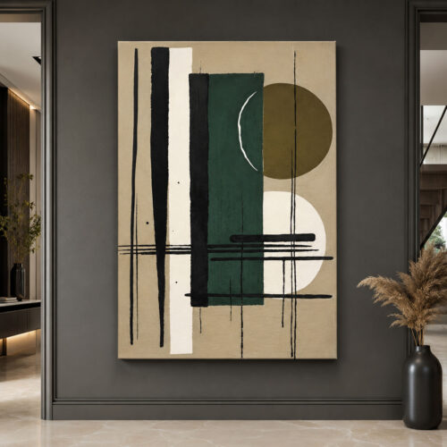 Modern Dekoratif Soyut Kanvas Tablo - VOOV3570